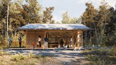 Illustration: Til Arkitekturens Dag indvies Naturportalen og derefter danner Kvarterpladsen ramme om flere aktiviteter.