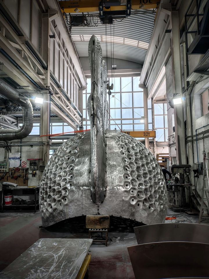 I de næste uger bliver kunstværket Ocean Knight installeret på Englandskaj, og alle er velkomne til indvielsen den 21. januar.