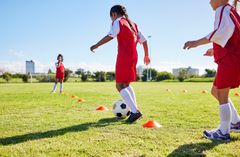 Fodboldfestival i Esbjerg skal inspirere flere piger til at spille fodbold. Foto: Colourbox.