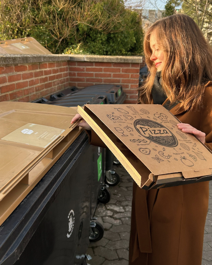 Fra i dag kan man sortere pizzabakker som pap i København.