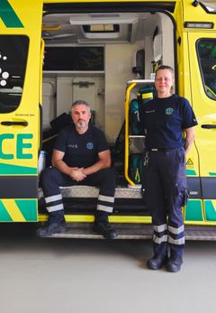 Billede af ambulance fra Region Sjælland