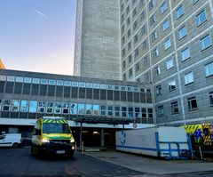 Foto: To patienter blev flyttet fra sygehuset i Næstved, men 24 blev flyttet fra sygehuset i Roskilde.