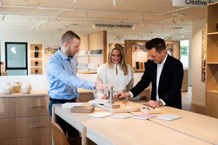 Nybyggere får lettere ved at vælge i HusCompagniets nye showroom