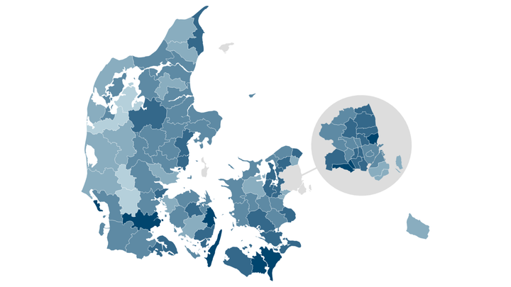 Andelen af langtidsledige er højest i Ishøj Kommune. Der er dog sket et markant fald siden både 2011 og 2019. Se tallene for din kommune på det interaktive og integrerbare kort her: https://www.datawrapper.de/_/iPYcT/?v=7