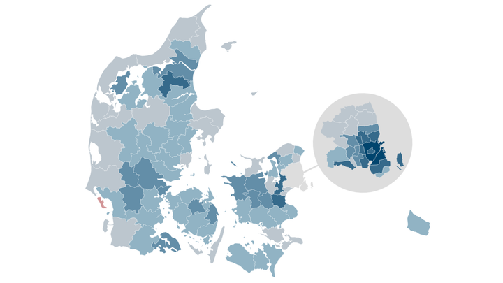 Indkomsten er vokset skævt de seneste ti år.