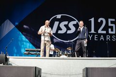 Henrick Berendtsen og Kasper Fangel på scenen
