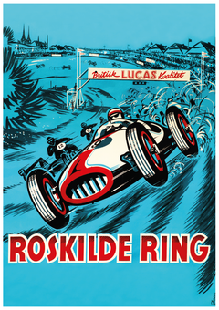 Roskilde Ring vækkes til live i udstillingen ROSKILDE RACER på Roskilde Museum fra den 5. juni - med masser af gamle plakater fra ringens historie til salg i museumsbutikken