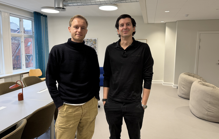 Bonzer og Kime.ai i sit nye partnerskap. Fra venstre Ulrich Svarrer, Founder & CEO i Bonzer sammen med Vasilij Brandt, Founder & CEO i Kime.ai.