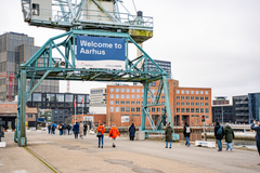 Aarhus Havn samarbejder med VisitAarhus om modtagelsen af de mange gæster.