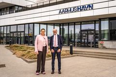 Bestyrelsesformand Susanne Juhl (tv.) og Interim CEO Kåre Clemmesen (th.)