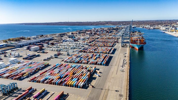 Containerterminal i Aarhus