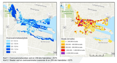 Kort oversvømmelse Horsens