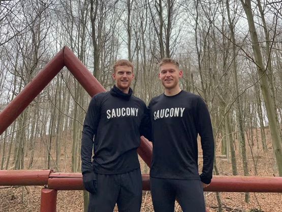 Jens Christian Sørensen og Nicolai Fabian Vording har i lang tid trænet op til at løbe fra Sydjylland til Nordjylland på ni dage. Nu er det nu.