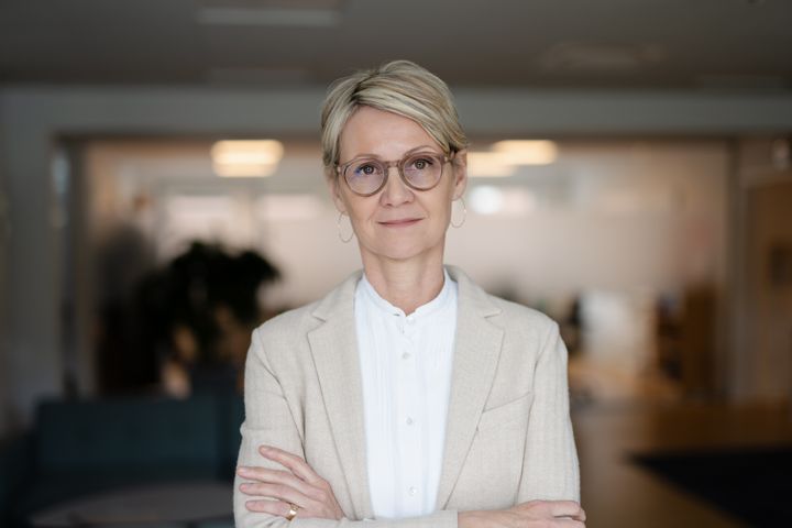 Portræt af Psykiatrifondens direktør Marianne Skjold