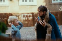 Første møde med en vikingehøvding i 990. Foto Joakim Züger