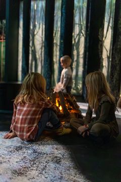 Følg med Gertrud gennem skoven en julenat i 1100-tallet. Kirker skyder op overalt i landet, og kristendommen har slået rod i Danmark. Er en rigtig jul Guds frelse? Sæt dig ved bålet og lyt til Gertruds jul.