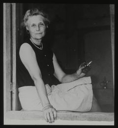 Henny Harald Hansen. Danmarks første kvindelige etnograf. Foto Nationalmuseet