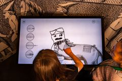 Prøv spillet i udstillingen og løs nogle af de opgaver, som ekspeditionen stod over for