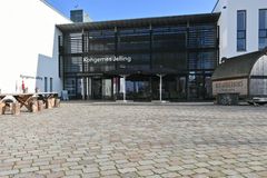 Den prisvindende brolægning.