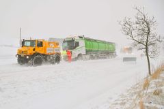 Extrema köldgrader med under 40 graders frost i norra Sverige, Norge och Finland samt snöstorm i bland annat Danmark och södra Sverige har påverkat trafiken. Foto: SOS International