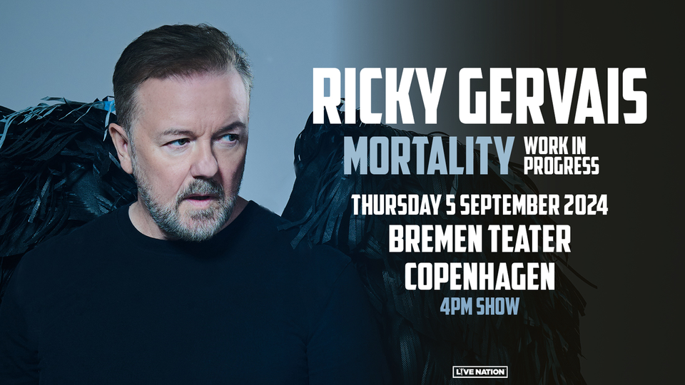 Ricky Gervais kommer til Bremen Teater i næste uge! | Live Nation