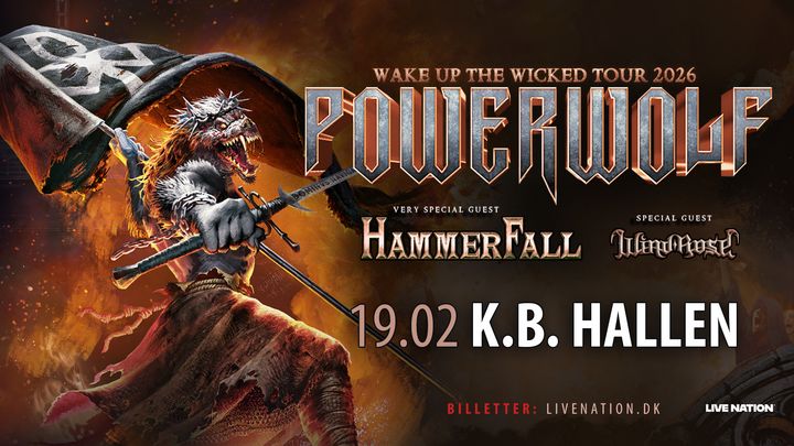 Powerwolf - K.B. Hallen - 19. februar 2026