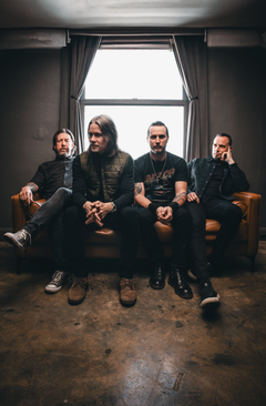 Pressefoto af rockbandet Alter Bridge