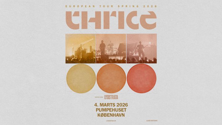 Thrice - Pumpehuset - 4. marts 2026
