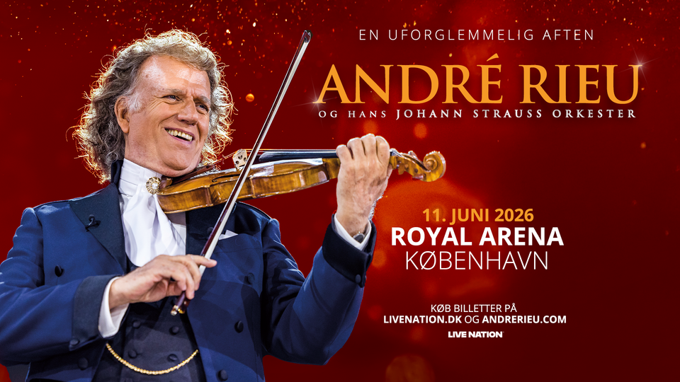ANDRÉ RIEU KOMMER TIL DANMARK I 2026! | Live Nation Denmark ApS