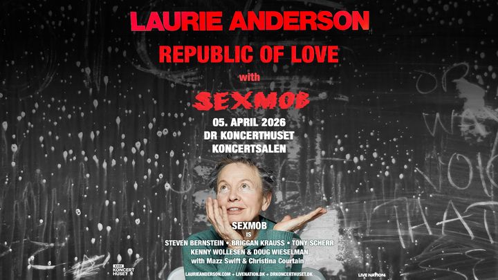 Laurie Anderson - DR Koncerthuset, Koncertsalen - 5. april 2026