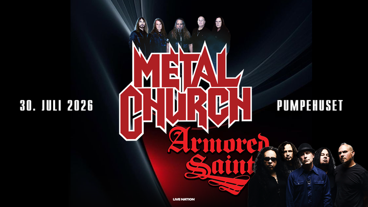 Artwork for Metal Church og Armored Saints koncert