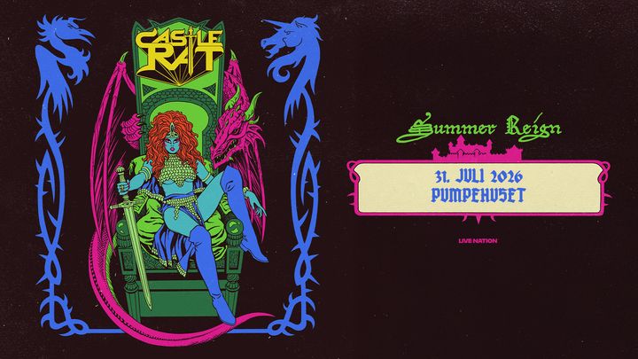 Artwork til koncerten med Castle Rat i Pumpehuset
