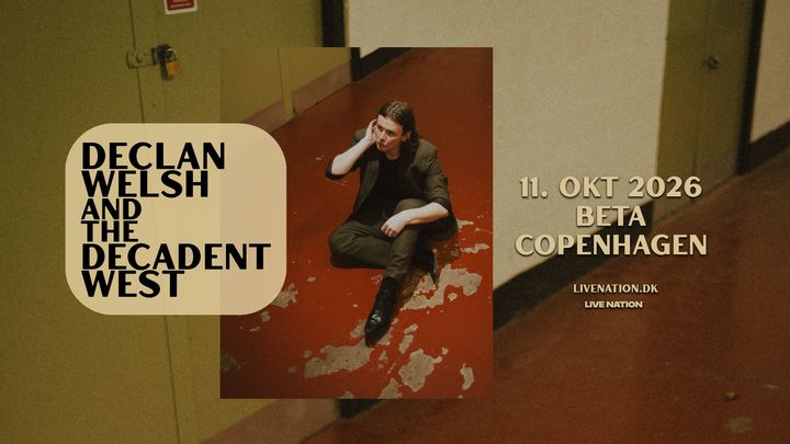 Artwork til Declan Welsh and The Decadent West koncert