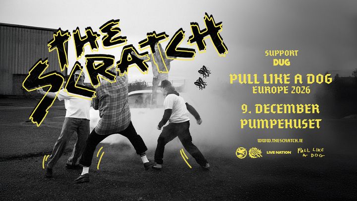 Artwork til koncerten med The Scratch