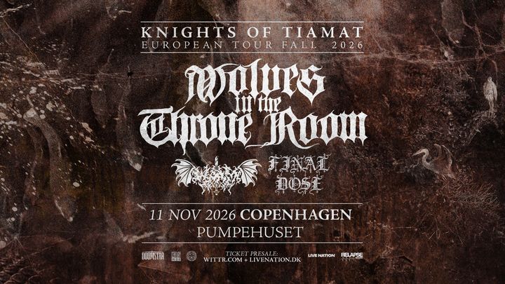 Artwork til koncerten med Wolves in the Throne Room