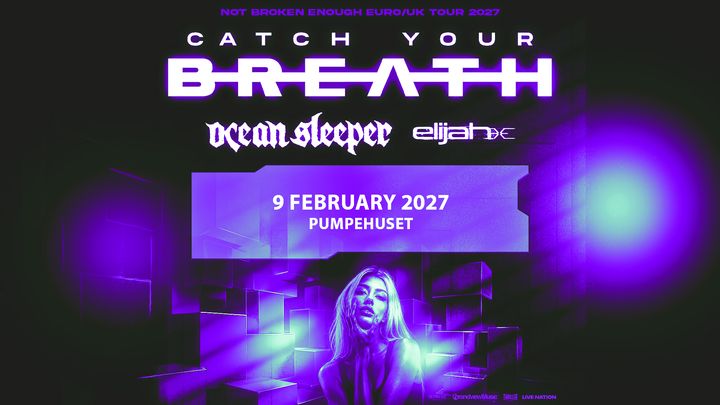 Artwork til koncerten med Catch Your Breath i 2027