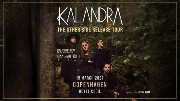 Artwork til showet med Kalandra og Finnegan Tui i Hotel Cecil