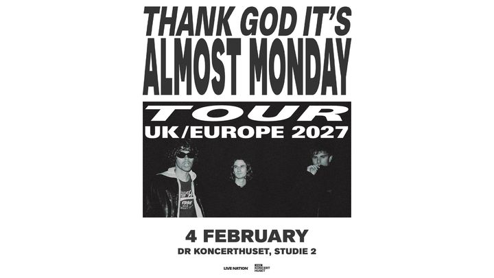 artwork til koncerten med almost monday i 2027