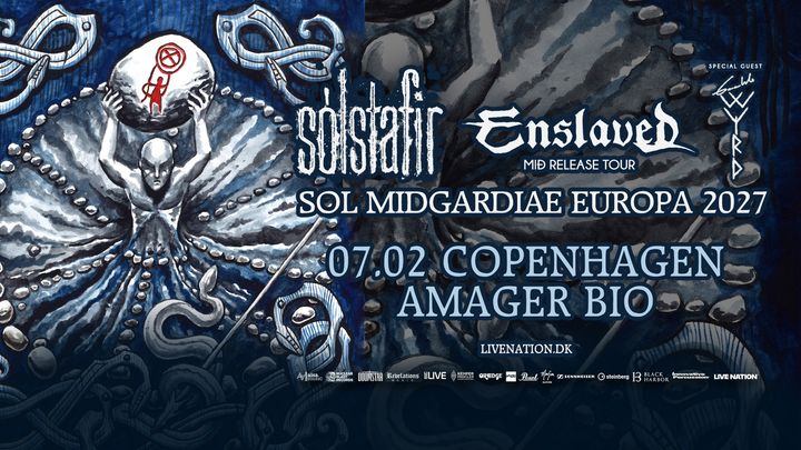 Artwork til koncerten med Enslaved & Solstafir