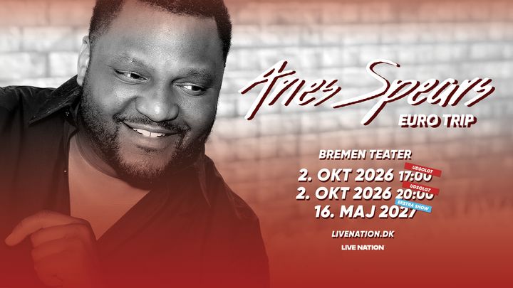Artwork til Aries Spears' nye show i 2027