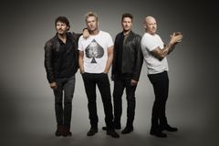Foto af bandet Nickelback