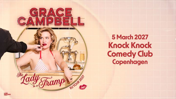 Artwork til Grace Campbells comedyshow