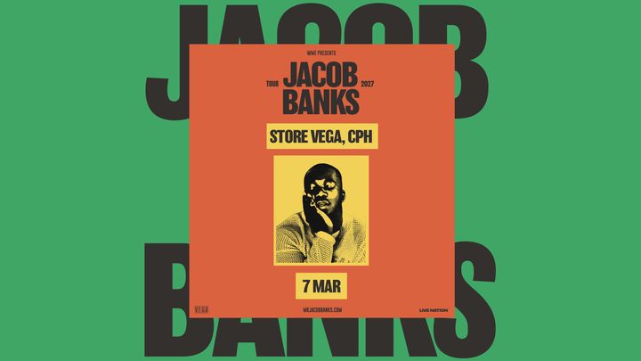 Artwork til Jacob Banks koncerten i 2027