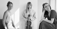 CRUS String Collective (Pauline Hogstrand, Maria Jagd og Oda Dyrnes) (foto: Henrik Adamsen)