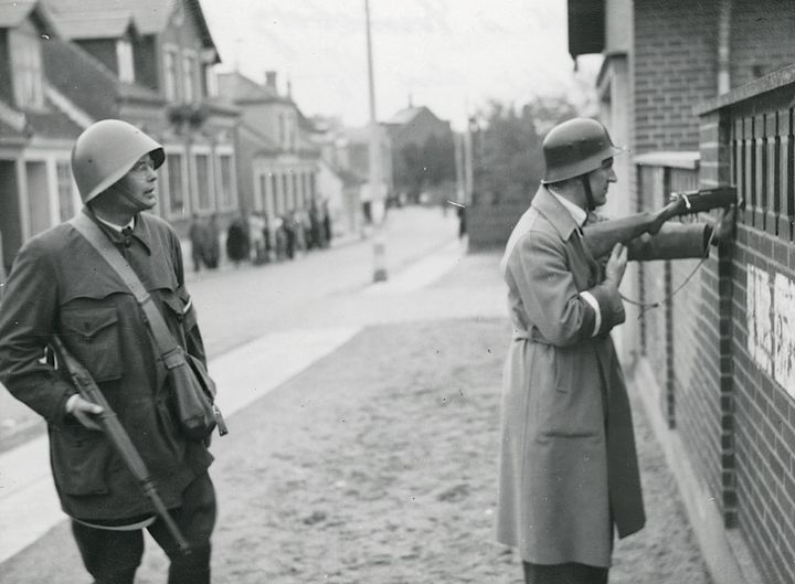 Modstandsfolk i Svendborg 5. maj 1945