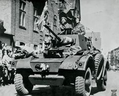 Britiske styrker ankommer til Aalborg i maj 1945. Foto: Frihedsmuseet
