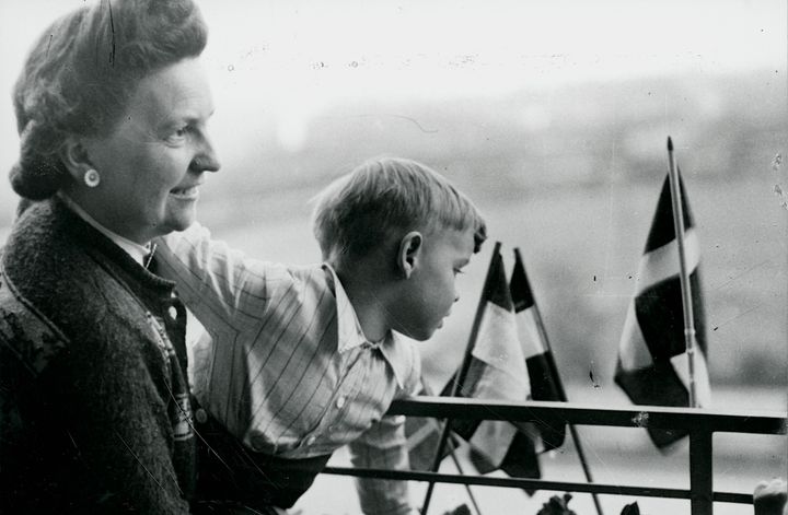4. Maj i Sdr. Ringgade i Århus. Foto: Frihedsmuseet