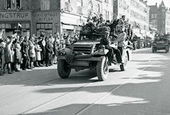 Befrielsesdagene i Århus. Foto: Frihedsmuseet