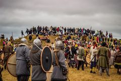 Vikingekrigere ved Slaget om Trelleborg