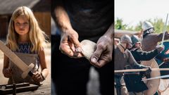 Aktiviteter under sommerens vikingefestival på Trelleborg